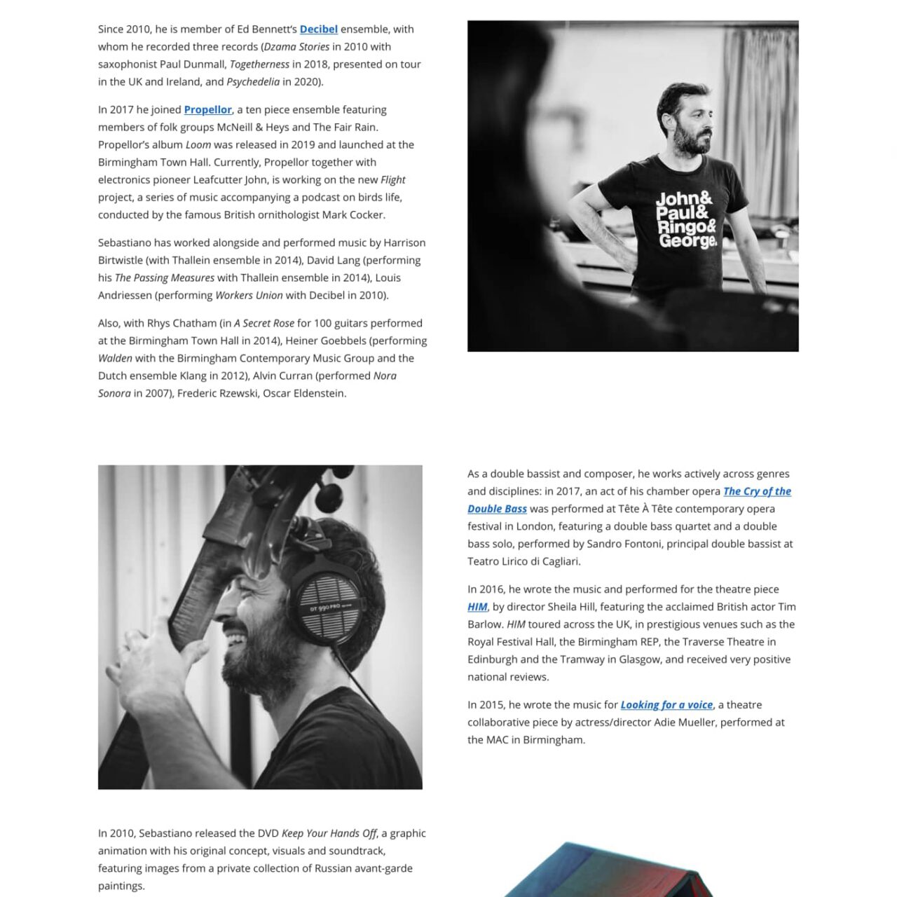 dettagli sito Sebastiano Dessanay